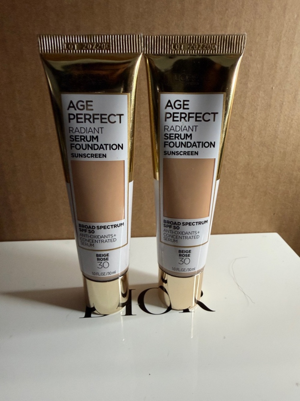 L'Oreal Age Perfect Radiant Serum Foundation SPF 50 - Beige Rose 30